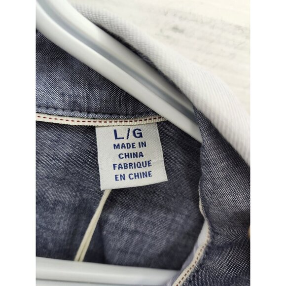 NWT Tommy Bahama Mens Size Large Canyon Beach Flannel Horizon Stripe Shirt NEW - Picture 6 of 13